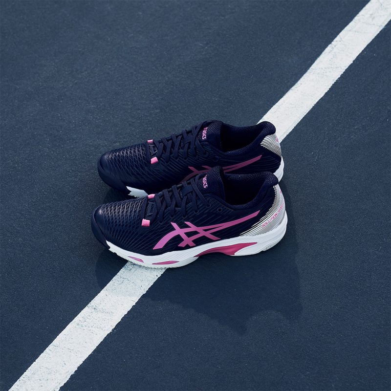 Asics รองเท้าเทนนิสผู้หญิง Solution Speed FF 2 | Peacoat/Smokey Rose ( 1042A136-402 ) - Image 8