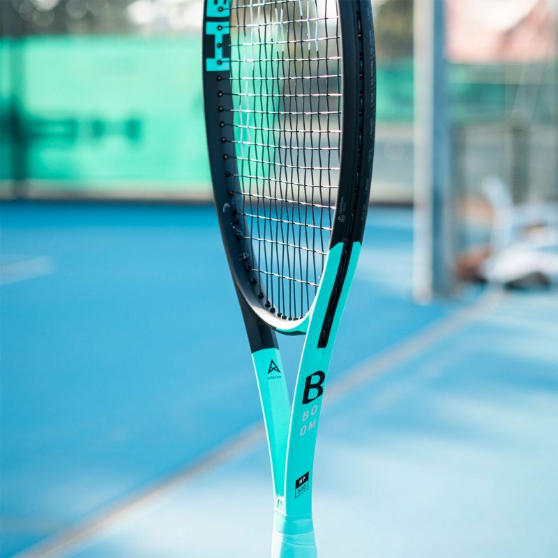 Head ไม้เทนนิส Boom MP 2022 Tennis Racket G2 4 1/4 | Black/Mint ( 233512 ) - Image 41