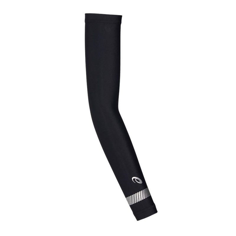 Asics ปลอกแขน Arm Sleeves | Black/Pure Silver ( 3013A618-001 ) - Image 3