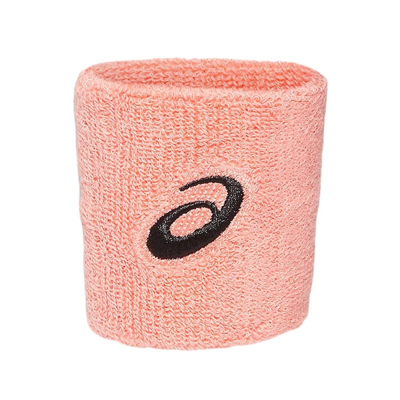Asics ปลอกรัดข้อมือเทนนิสแบบสั้น Wrist Band | Guava ( 3043A052-700 )