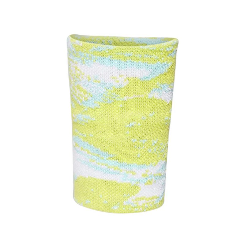 Asics ปลอกรัดข้อมือเทนนิสแบบยาว Graphic Wrist Band | Sour Yuzu ( 3043A060-751 ) - Image 3