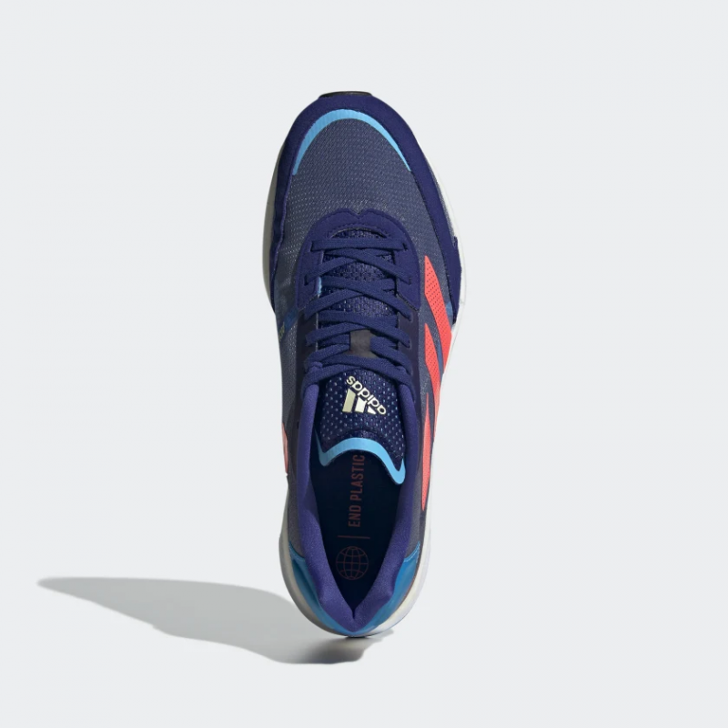 adidas รองเท้าวิ่งผู้ชาย Adizero Boston 10 | Legacy Indigo/Turbo/Sky Rush ( GY0926 ) - Image 5