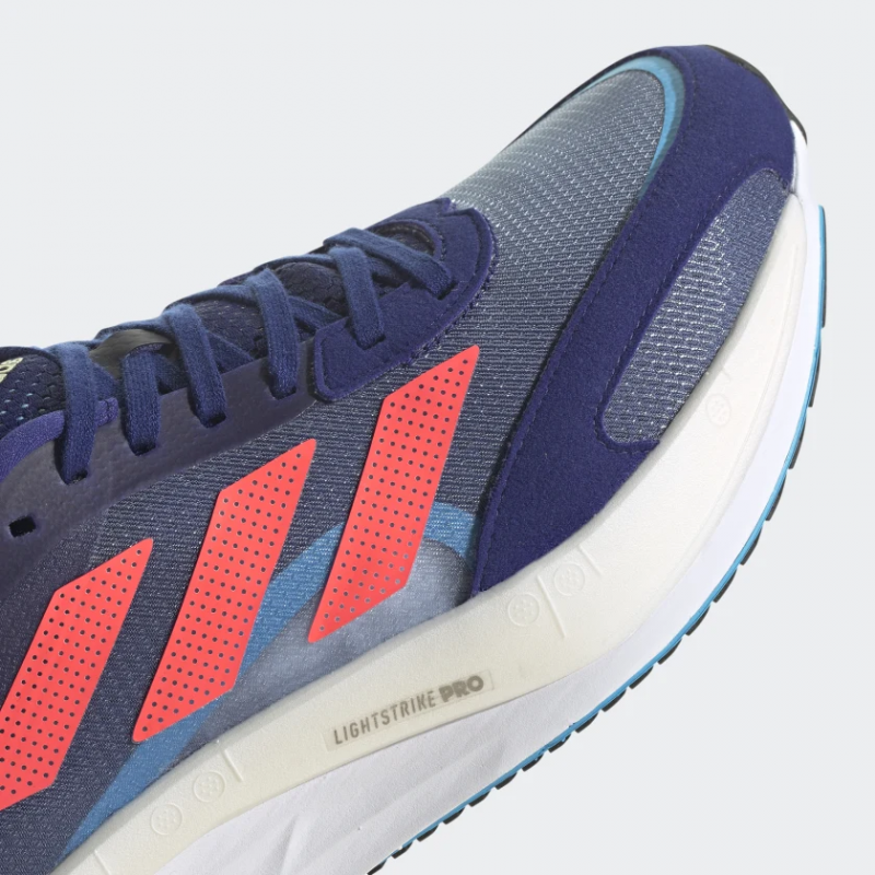 adidas รองเท้าวิ่งผู้ชาย Adizero Boston 10 | Legacy Indigo/Turbo/Sky Rush ( GY0926 ) - Image 7