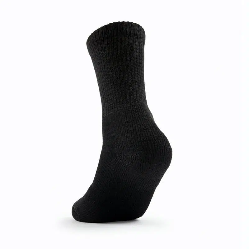 Thorlo ถุงเท้าเทนนิสแบบยาว Maximum Cushion Tennis Crew Socks | Black ( TX13552 ) - Image 3