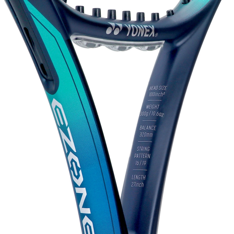 Yonex ไม้เทนนิส Ezone 100 Tennis Racket G2 | Sky Blue ( 07EZ100YX ) - Image 8
