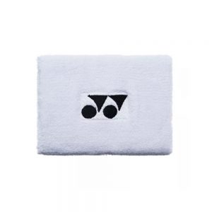 Yonex ปลอกรัดข้อมือเทนนิสแบบยาว Wristband | White ( AC482 )