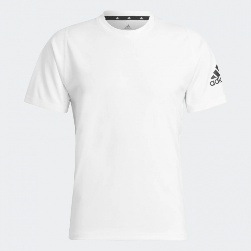 Adidas เสื้อกีฬาผู้ชาย Freelift Ultimate AEROREADY Designed 2 Move Sport Tee | White/Black ( GU2765 )