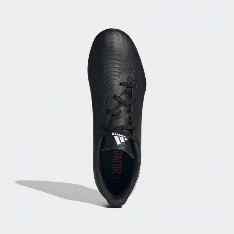 Adidas รองเท้าฟุตบอล / ร้อยปุ่ม Predator Edge.4 TF | Core Black/Cloud White/Vivid Red ( GX0010 ) - Image 5