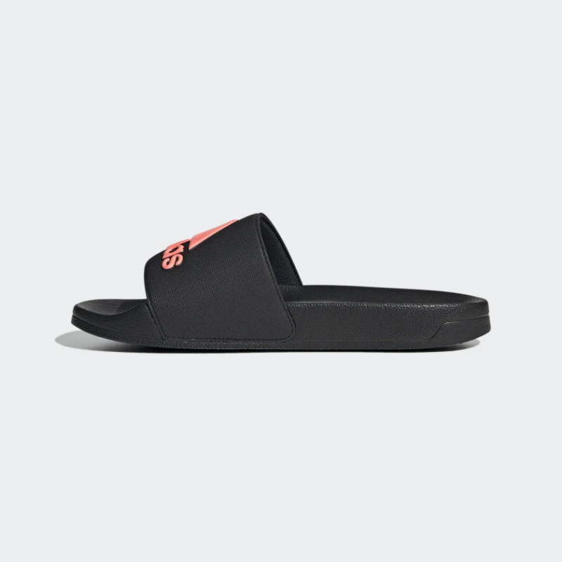Adidas รองเท้าแตะ Adilette Shower Slides | Core Black/Acid Red/Core Black ( GZ3778 ) - Image 4