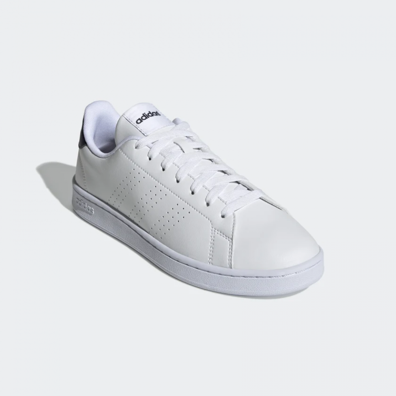 Adidas รองเท้าผ้าใบผู้ชาย Advantage | Cloud White/Cloud White/Legend Ink ( GZ5299 ) - Image 2