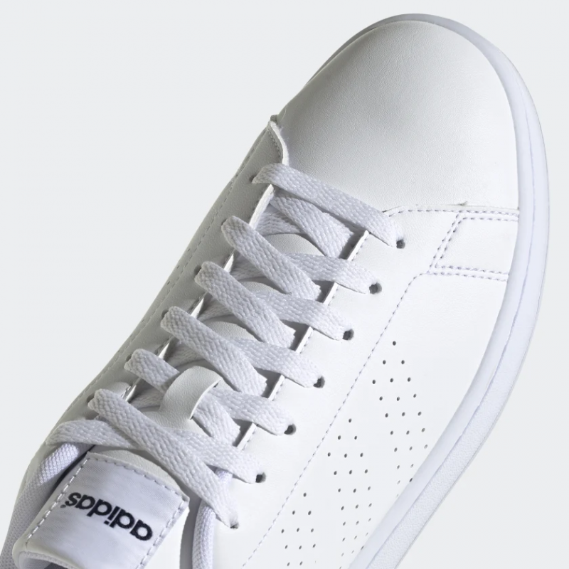 Adidas รองเท้าผ้าใบผู้ชาย Advantage | Cloud White/Cloud White/Legend Ink ( GZ5299 ) - Image 8