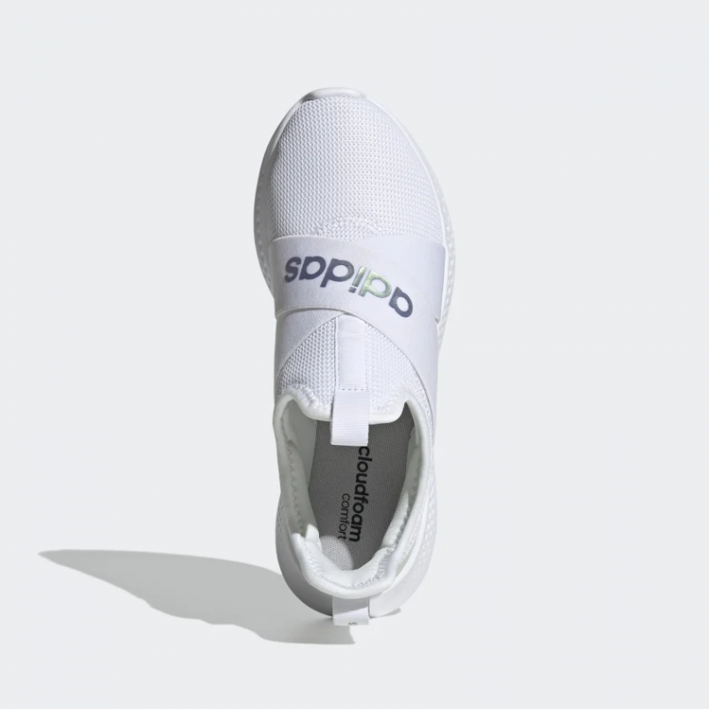 Adidas รองเท้าผ้าใบผู้หญิง Puremotion Adapt | Cloud White/Cloud White/Iridescent ( H02008 ) - Image 5