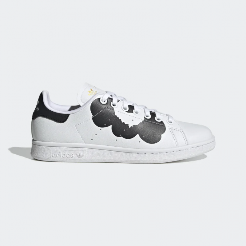 Adidas รองเท้าผ้าใบผู้หญิง Marimekko Stan Smith | Cloud White/Core Black/Gold Metallic ( H04073 )