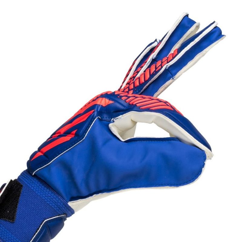 Adidas ถุงมือผู้รักษาประตู Predator Training Gloves | Hi-Res Blue/Turbo/White ( H43741 ) - Image 10