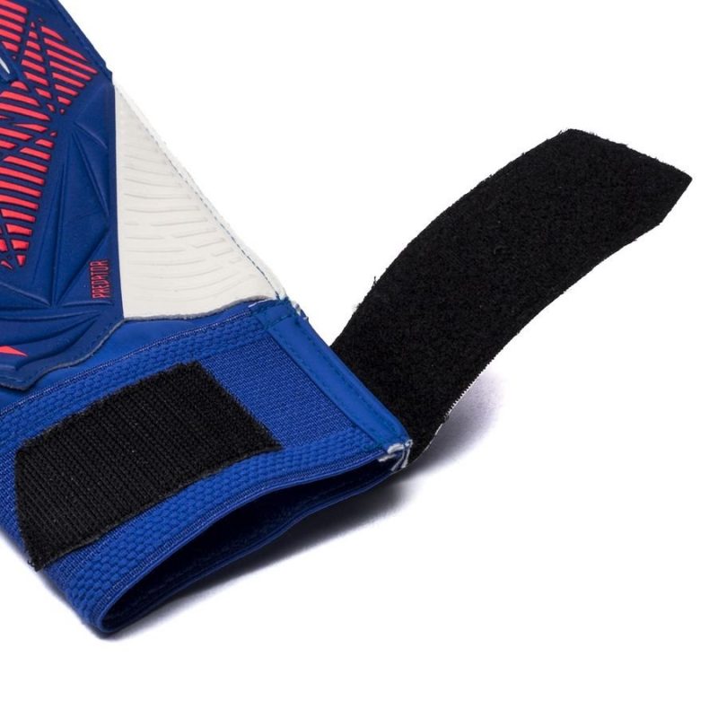 Adidas ถุงมือผู้รักษาประตู Predator Training Gloves | Hi-Res Blue/Turbo/White ( H43741 ) - Image 11