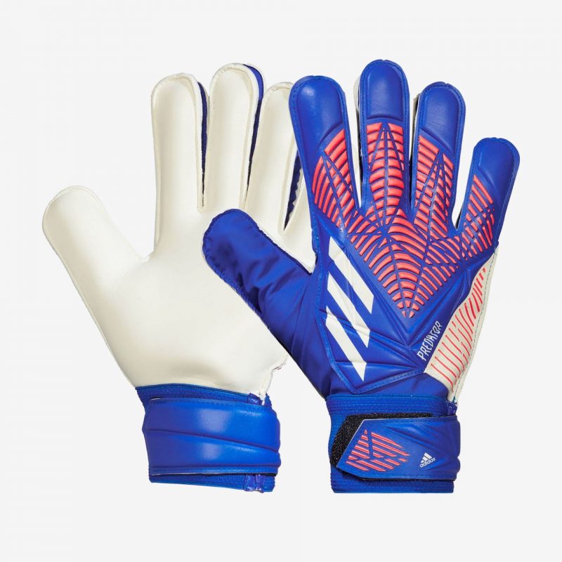 Adidas ถุงมือผู้รักษาประตู Predator Training Gloves | Hi-Res Blue/Turbo/White ( H43741 ) - Image 12