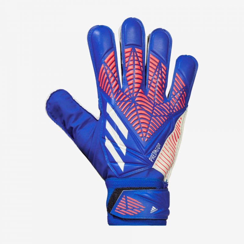 Adidas ถุงมือผู้รักษาประตู Predator Training Gloves | Hi-Res Blue/Turbo/White ( H43741 ) - Image 13