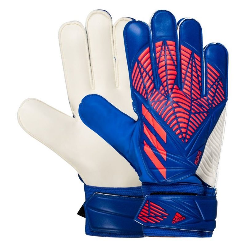 Adidas ถุงมือผู้รักษาประตู Predator Training Gloves | Hi-Res Blue/Turbo/White ( H43741 ) - Image 7