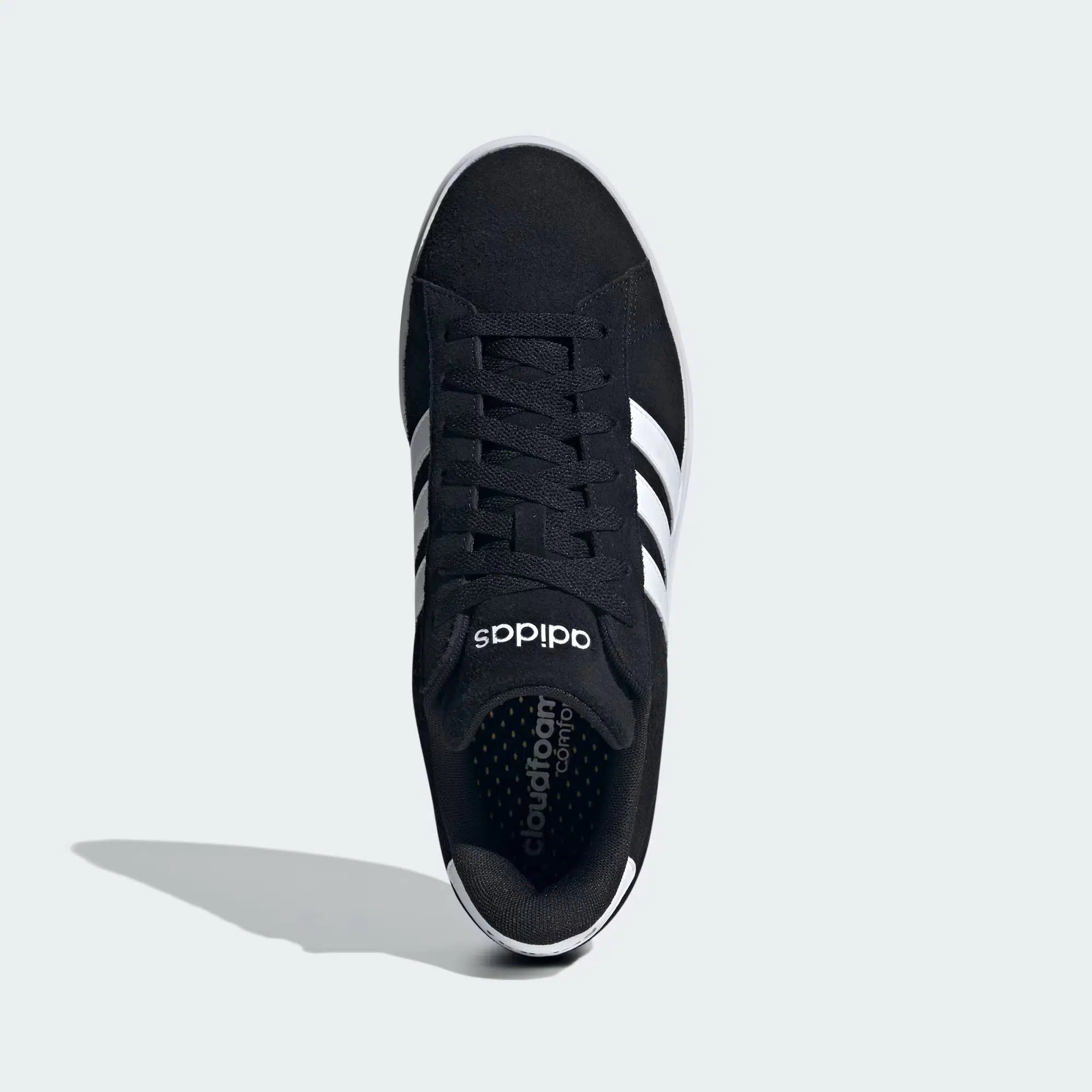 Adidas รองเท้าผ้าใบผู้ชาย Grand Court 2.0 | Core Black/Cloud White/Core Black ( ID2963 ) - Image 5