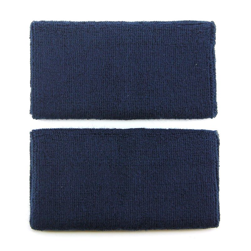Nike ปลอกรัดข้อมือเทนนิสแบบยาว Swoosh Doublewide Wristbands | Obsidian/White ( N.NN.05.416 ) - Image 5