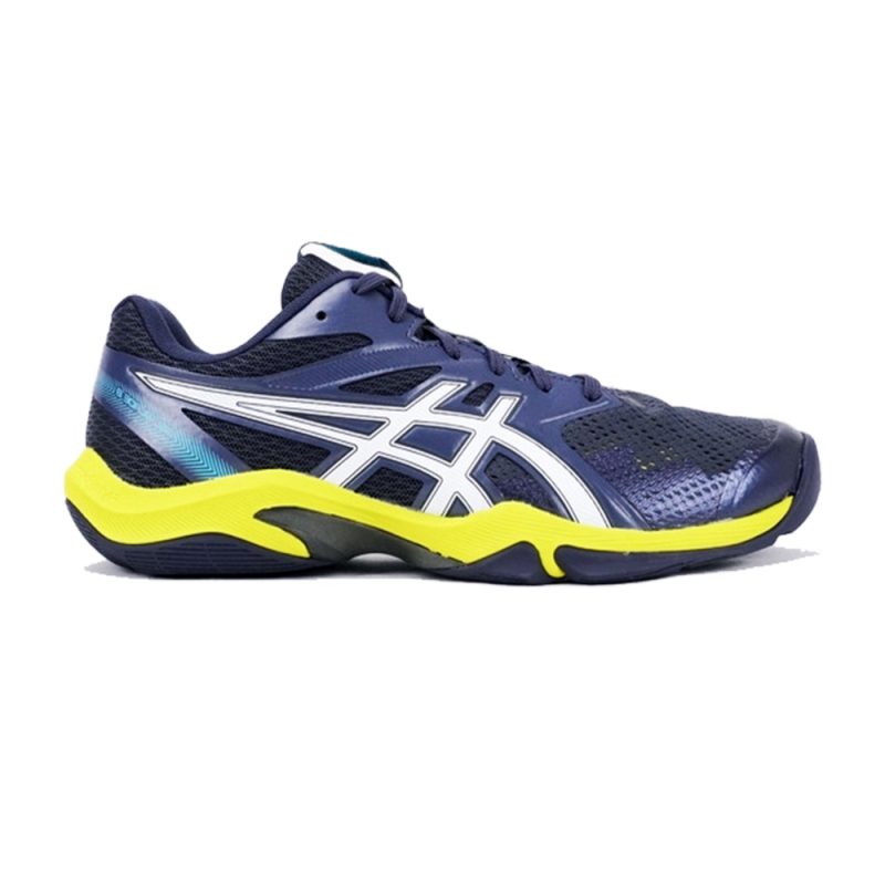 Asics รองเท้าแบดมินตันผู้ชาย Gel-Blade 8 | Indigo Fog/White ( 1071A066-402 )