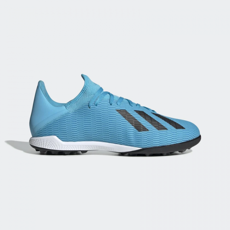Adidas รองเท้าฟุตบอล / ร้อยปุ่ม X 19.3 TF | Bright Cyan/Core Black/Shock Pink ( F35375 )