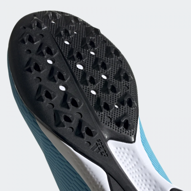 Adidas รองเท้าฟุตบอล / ร้อยปุ่ม X 19.3 TF | Bright Cyan/Core Black/Shock Pink ( F35375 ) - Image 9