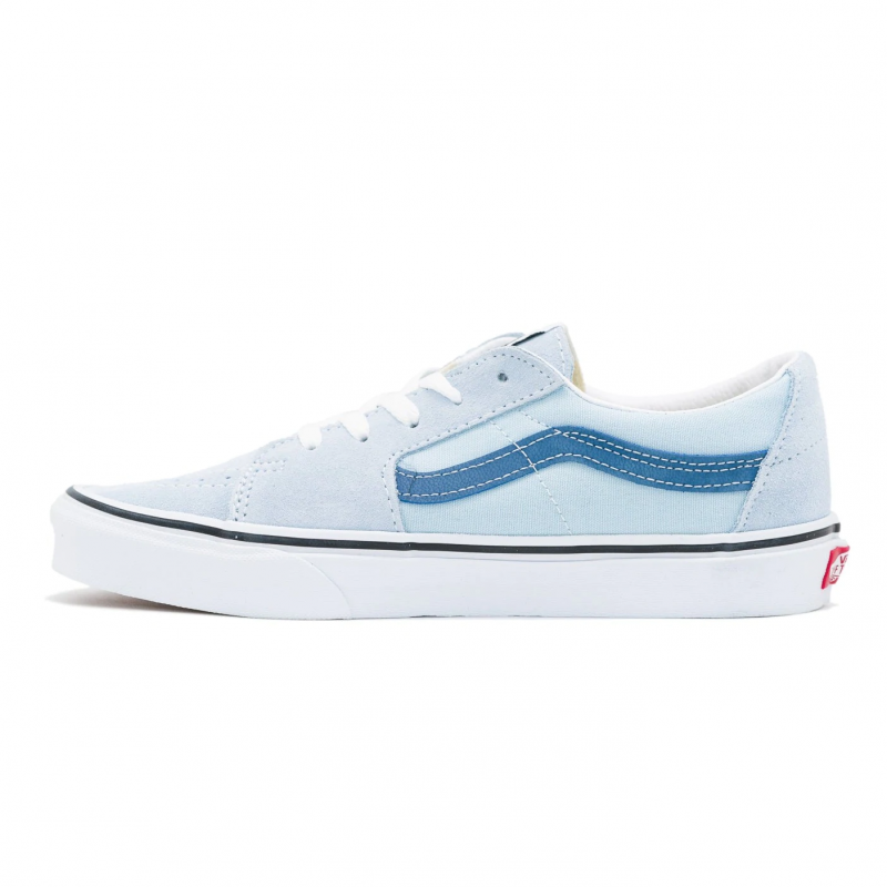 Vans รองเท้าผ้าใบ Sk8-Low Utility Pop | Delicate Blue/Navy ( VN0A4UUKB0J ) - Image 3