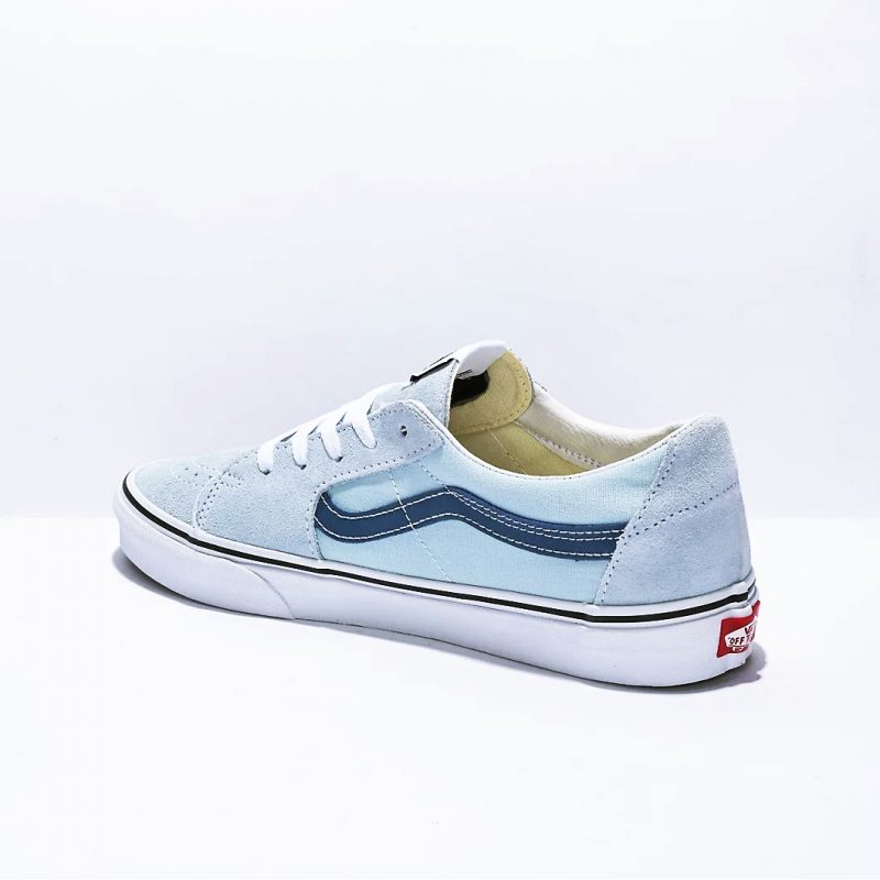 Vans รองเท้าผ้าใบ Sk8-Low Utility Pop | Delicate Blue/Navy ( VN0A4UUKB0J ) - Image 7