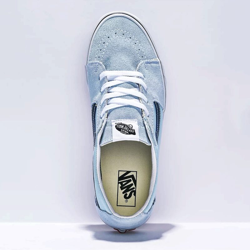 Vans รองเท้าผ้าใบ Sk8-Low Utility Pop | Delicate Blue/Navy ( VN0A4UUKB0J ) - Image 8