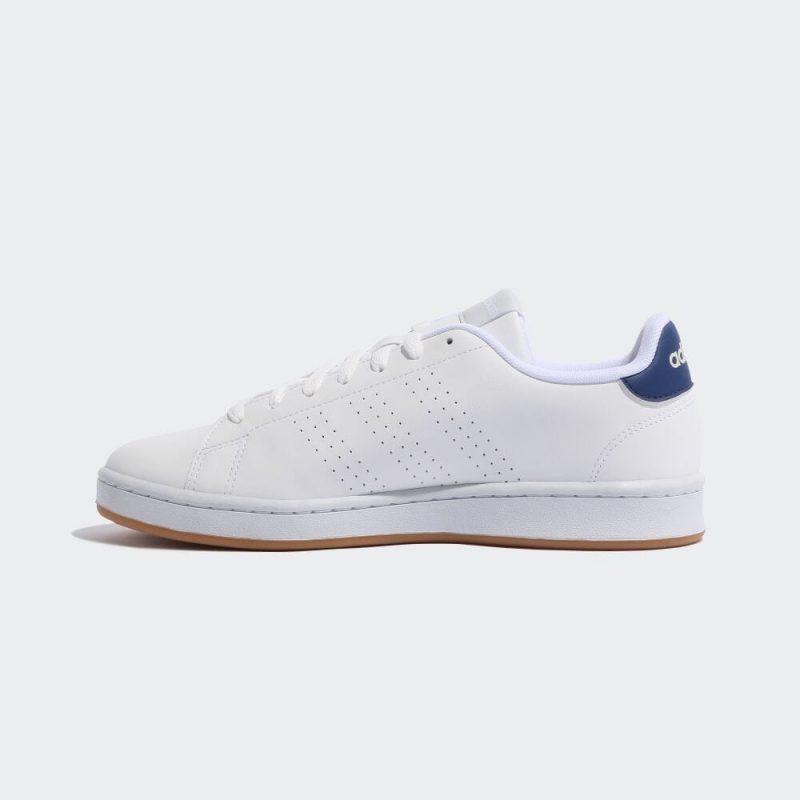 Adidas รองเท้าผ้าใบผู้ชาย Advantage | Cloud White/Cloud White/Legacy Indigo ( GW5538 ) - Image 4