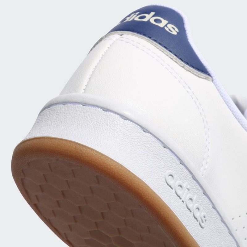 Adidas รองเท้าผ้าใบผู้ชาย Advantage | Cloud White/Cloud White/Legacy Indigo ( GW5538 ) - Image 8