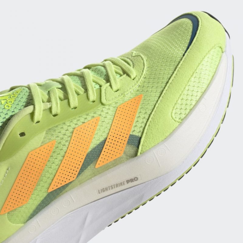 Adidas รองเท้าวิ่งผู้ชาย Adizero Boston 10 | Pulse Lime/Flash Orange/Real Teal ( GY0927 ) - Image 7