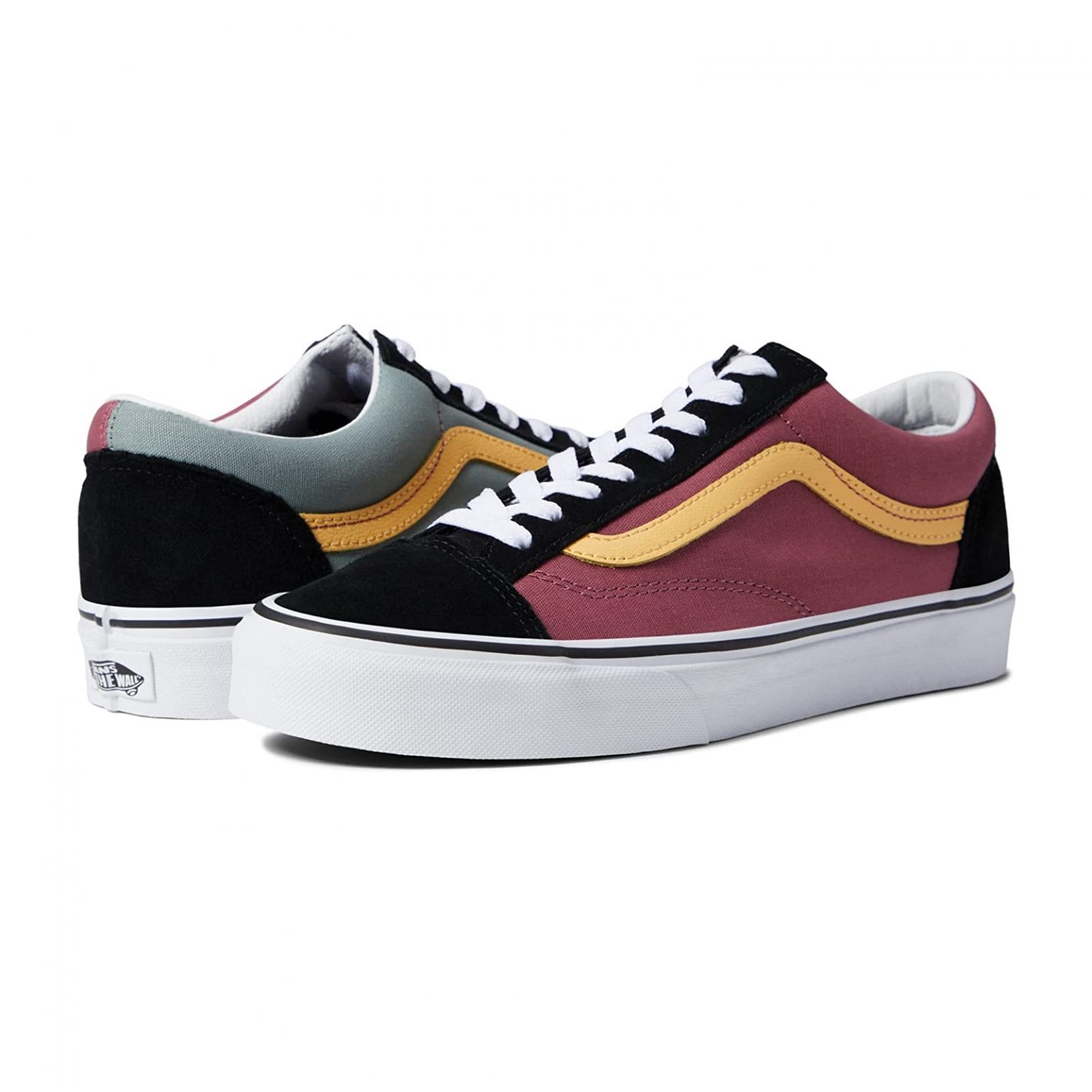 Vans รองเท้าผ้าใบ Style 36 Color Block Deco Rose/Green Milieu