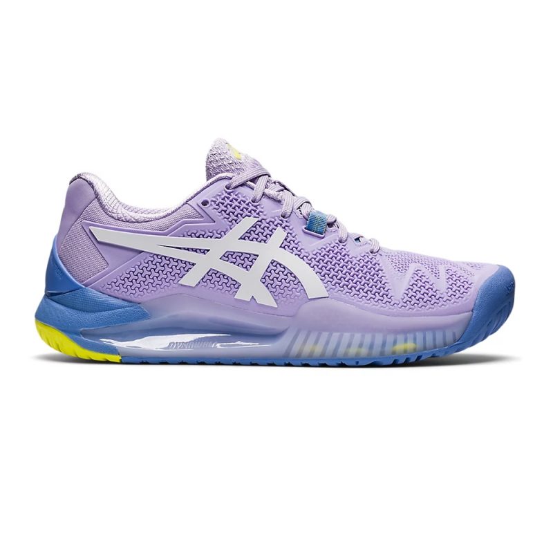 Asics รองเท้าเทนนิสผู้หญิง Gel-Resolution 8 | Murasaki/White ( 1042A072-501 )