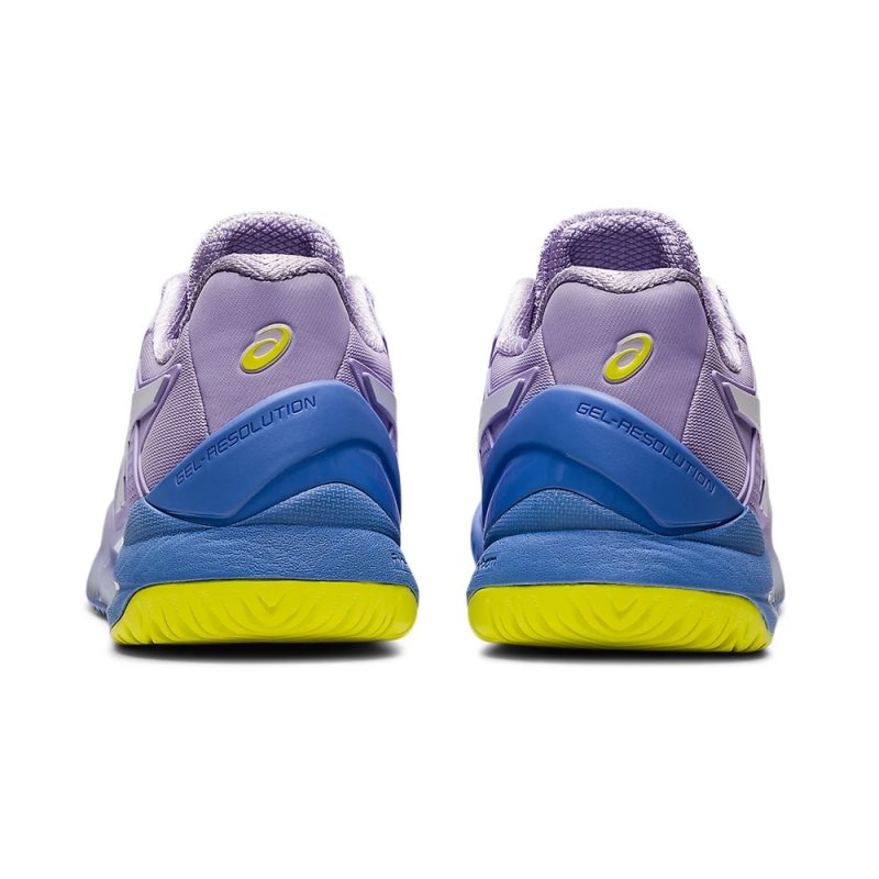 Asics รองเท้าเทนนิสผู้หญิง Gel-Resolution 8 | Murasaki/White ( 1042A072-501 ) - Image 5