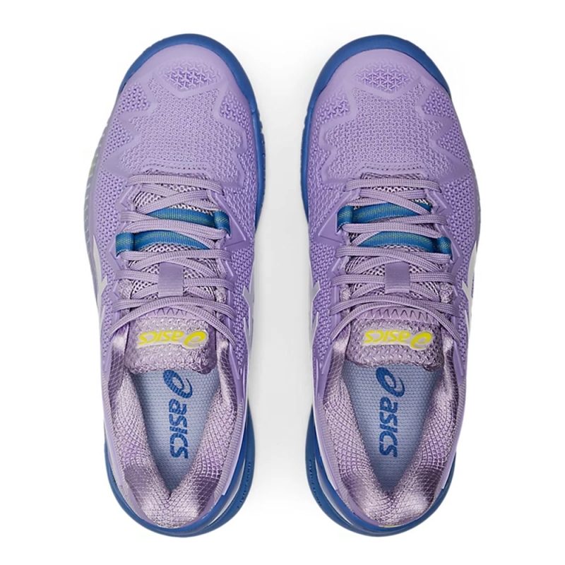 Asics รองเท้าเทนนิสผู้หญิง Gel-Resolution 8 | Murasaki/White ( 1042A072-501 ) - Image 6
