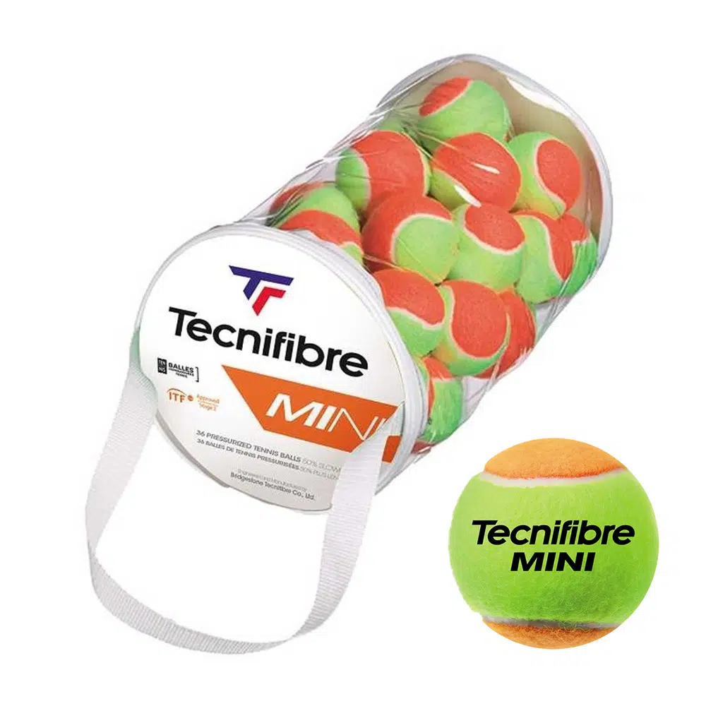 Tecnifibre ลูกเทนนิสเด็ก Mini Tennis Balls x36 | Green/Orange ( 3490150184304 )