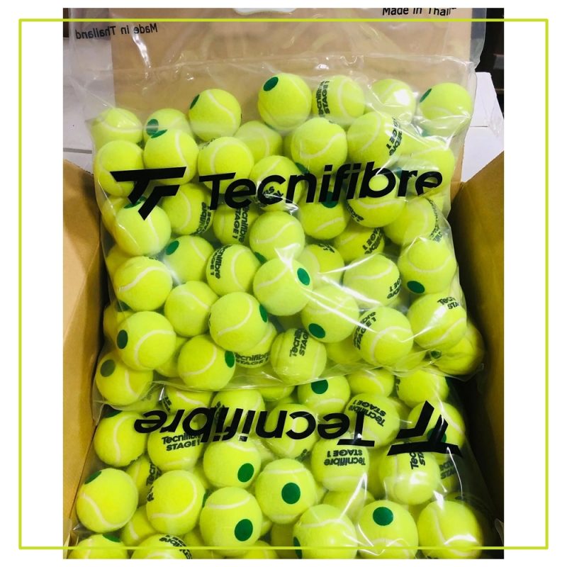 Tecnifibre ลูกเทนนิสเด็ก Stage 1 Tennis Balls x72 | Green ( 60STAGE144 ) - Image 7