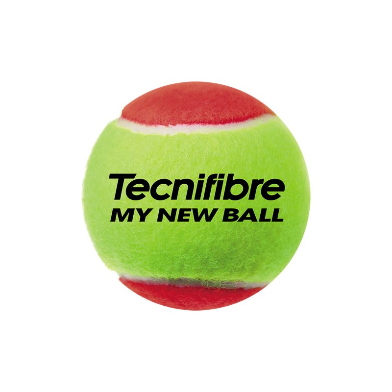 Tecnifibre ลูกเทนนิสเด็ก My New Ball Tennis Balls x36 | Green/Red ( 63BALMYN36 ) - Image 3