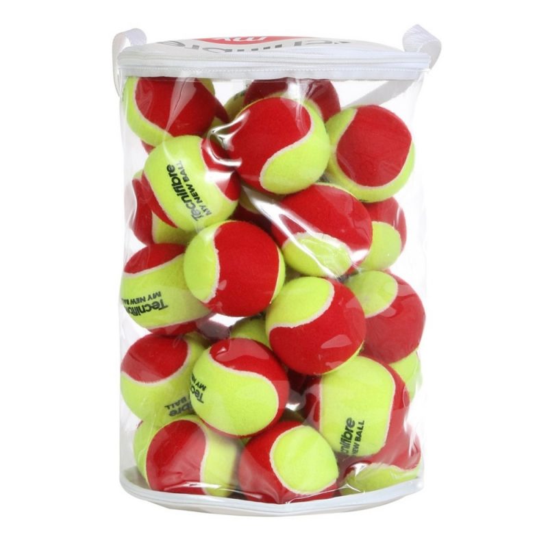 Tecnifibre ลูกเทนนิสเด็ก My New Ball Tennis Balls x36 | Green/Red ( 63BALMYN36 ) - Image 5