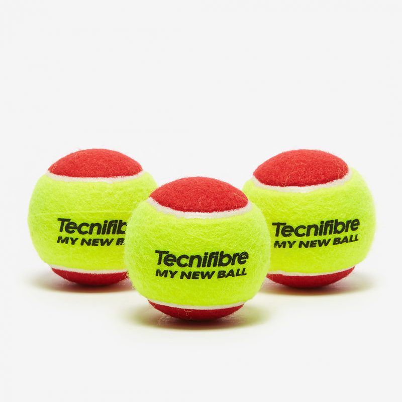 Tecnifibre ลูกเทนนิสเด็ก My New Ball Tennis Balls x36 | Green/Red ( 63BALMYN36 ) - Image 7