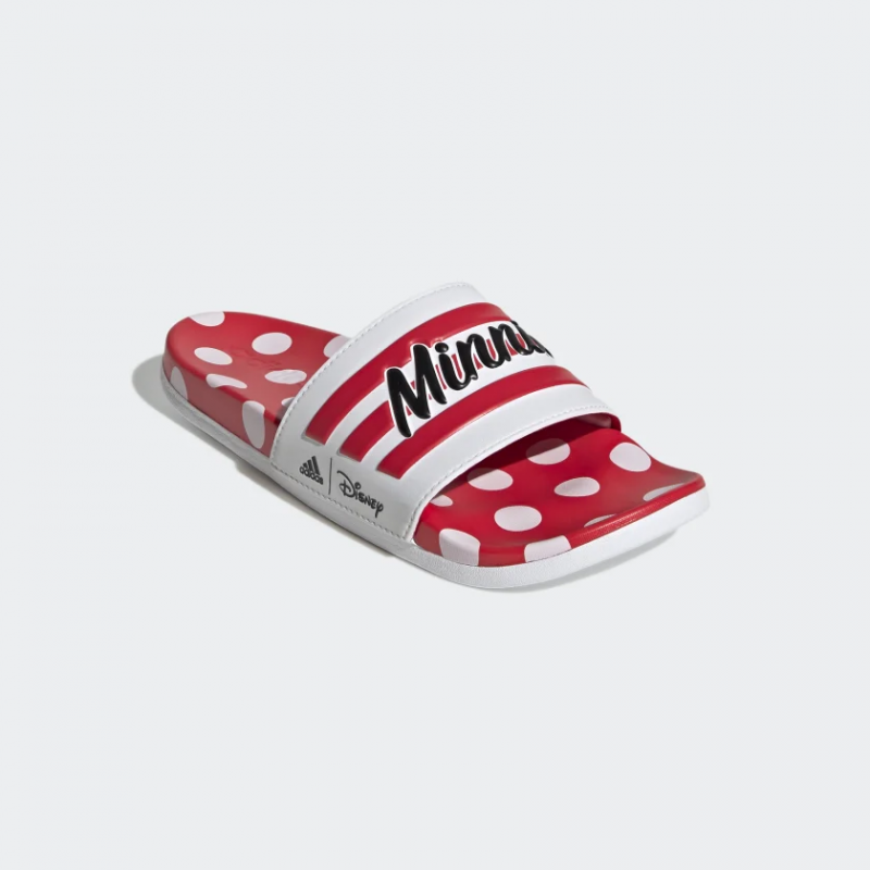 Adidas รองเท้าแตะ Adilette Comfort Minnie Mouse Slides | Cloud White/Ray Red/Core Black ( GW1060 ) - Image 2
