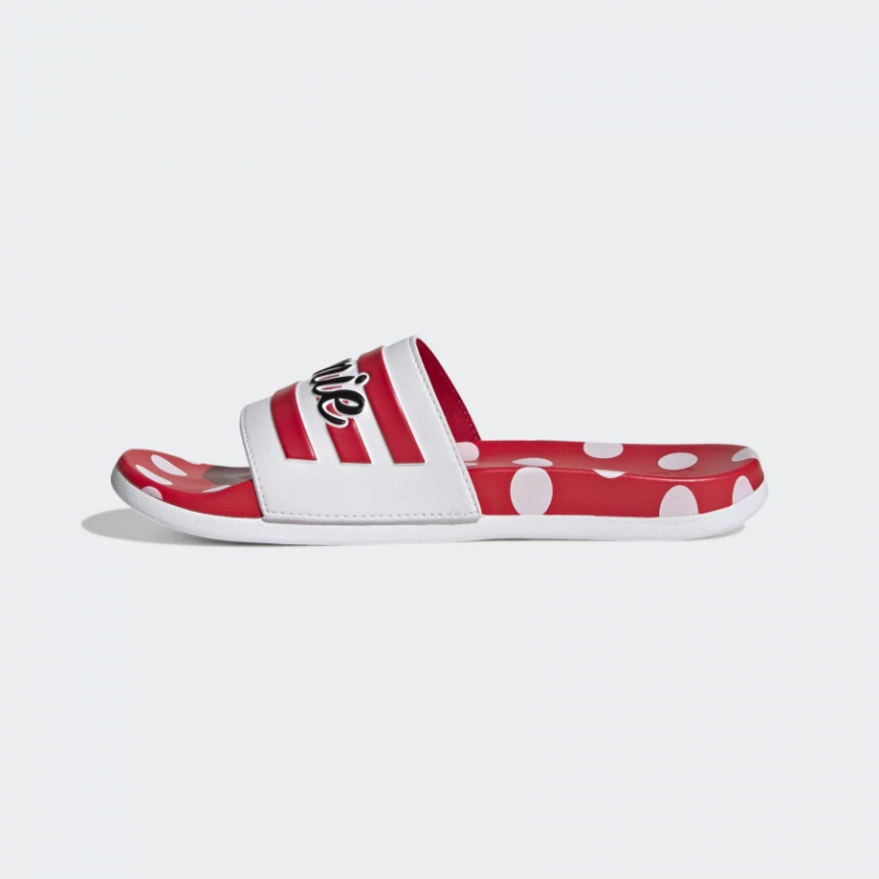 Adidas รองเท้าแตะ Adilette Comfort Minnie Mouse Slides | Cloud White/Ray Red/Core Black ( GW1060 ) - Image 4