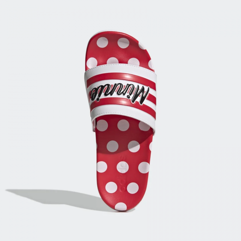 Adidas รองเท้าแตะ Adilette Comfort Minnie Mouse Slides | Cloud White/Ray Red/Core Black ( GW1060 ) - Image 5