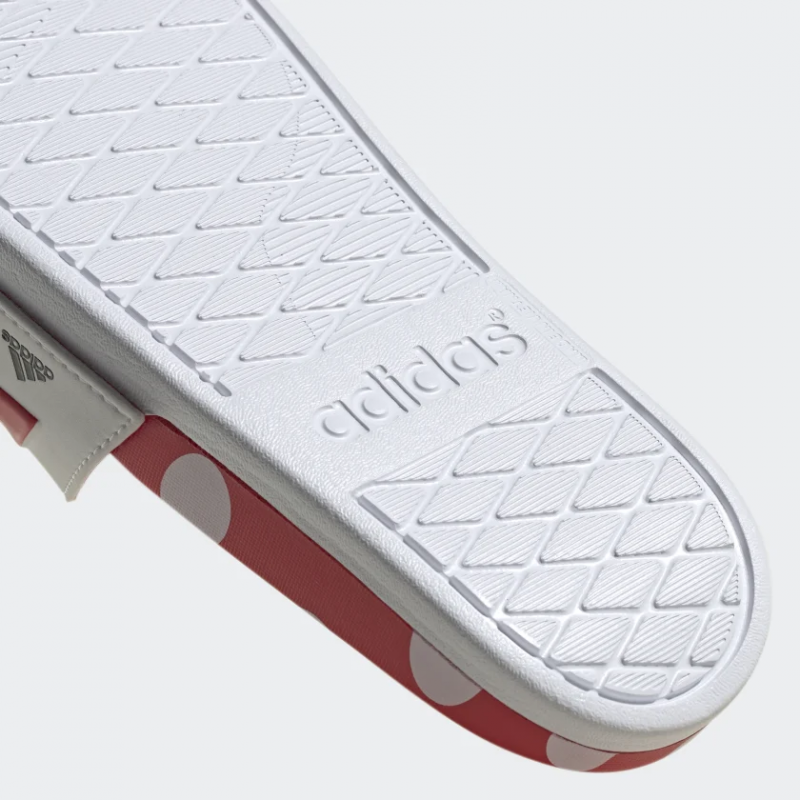 Adidas รองเท้าแตะ Adilette Comfort Minnie Mouse Slides | Cloud White/Ray Red/Core Black ( GW1060 ) - Image 9