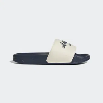 Adidas รองเท้าแตะ Adilette Shower Slides | Wonder White/Shadow Navy/Shadow Navy ( GW8748 )