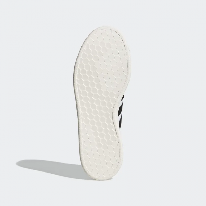 Adidas รองเท้าผ้าใบผู้ชาย Grand Court Base | Cloud White/Core Black/Cloud White ( GY3620 ) - Image 6