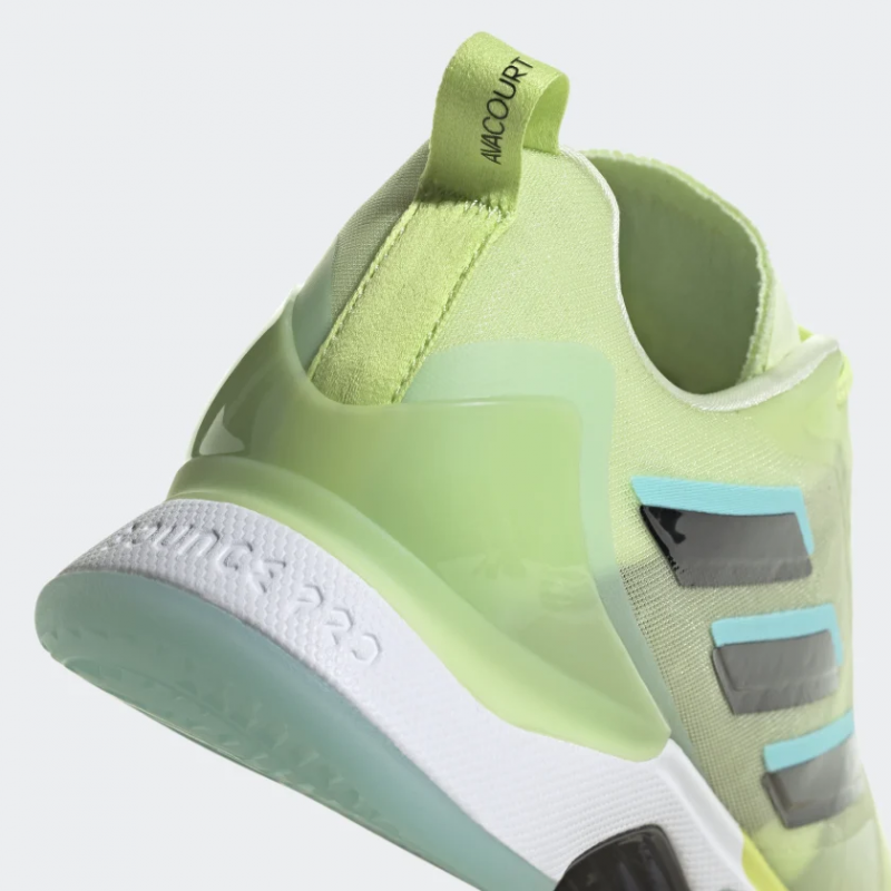 Adidas รองเท้าเทนนิสผู้หญิง Avacourt | Almost Lime/Core Black/Pulse Lime ( GZ5919 ) - Image 7
