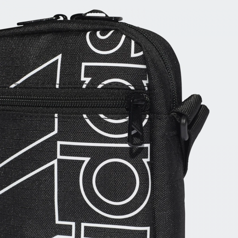 Adidas กระเป๋าสะพายข้าง Badge Of Sport Organizer Bag | Black/White/Black ( HC4766 ) - Image 5